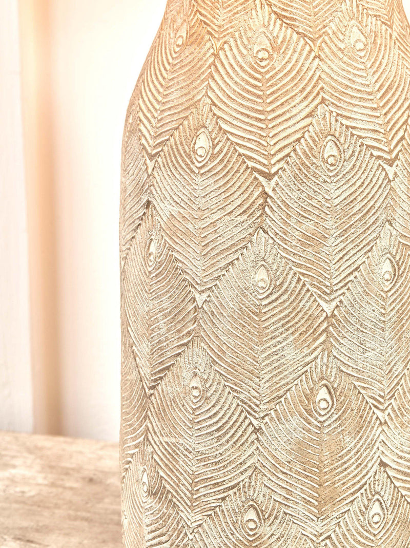 Pacific stoneware table lamp matte grey, imported from the UK