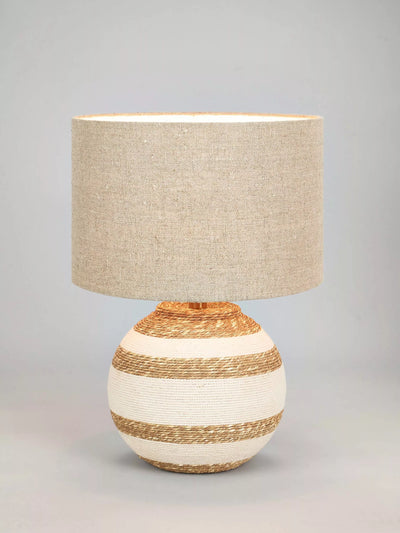 John Lewis Pacific Talalla Seagrass Table Lamp, Natural- Buy online at McGrocer