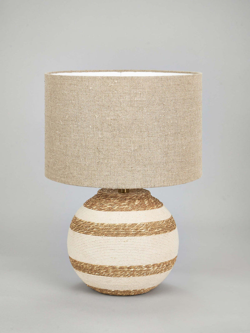 Pacific Talalla seagrass table lamp, Natural - British product