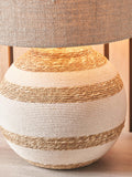 Pacific Talalla seagrass table lamp, Natural - British product