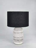 Pacific stoneware table lamp grey medium - British product