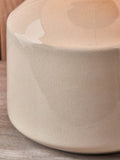 Pacific Nora ceramic table lamp cream shade - British product
