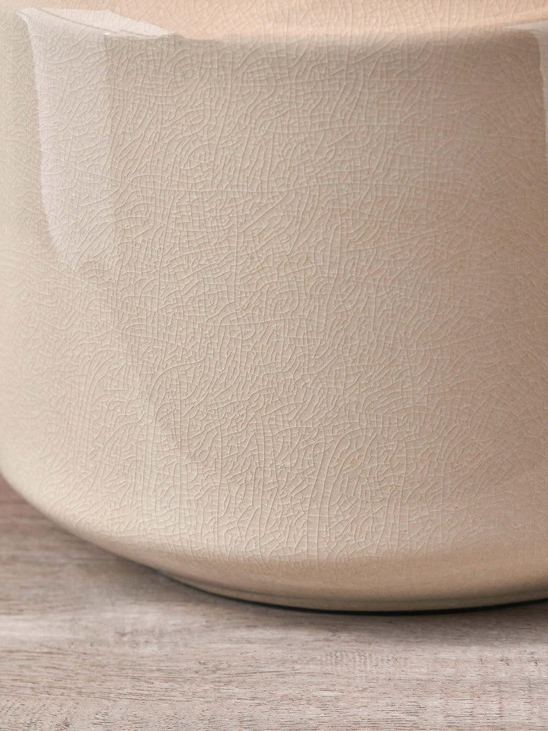 Pacific Nora ceramic table lamp cream shade - British product