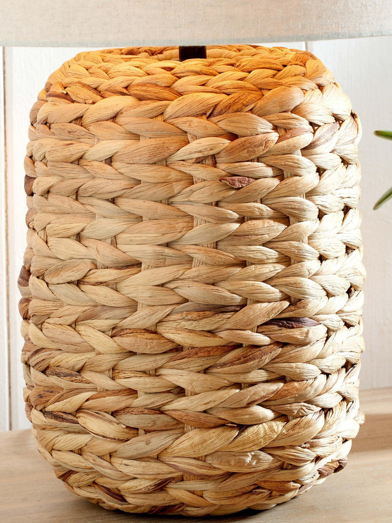 Pacific Zadi water hyacinth table lamp natural (British brand)