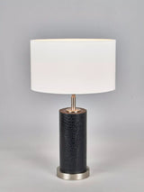 John Lewis Pacific Laurence Cylinder Table Lamp, Black- Buy online at McGrocer