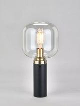 John Lewis Pacific Florence Glass Pendant Ceiling Light, Black/Gold- Buy online at McGrocer
