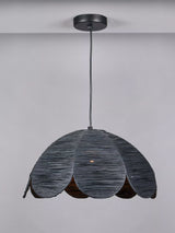 John Lewis Pacific Petal Black Raffia Pendant Ceiling Light- Buy online at McGrocer