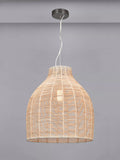 Pacific Caswell natural rattan pendant light 40cm, UK version