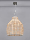 Pacific Caswell natural rattan pendant light 40cm, UK version