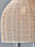 Pacific Caswell natural rattan pendant light 40cm, UK version