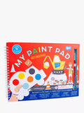 Floss & Rock construction paint pad with truck-shaped palettes, UK version