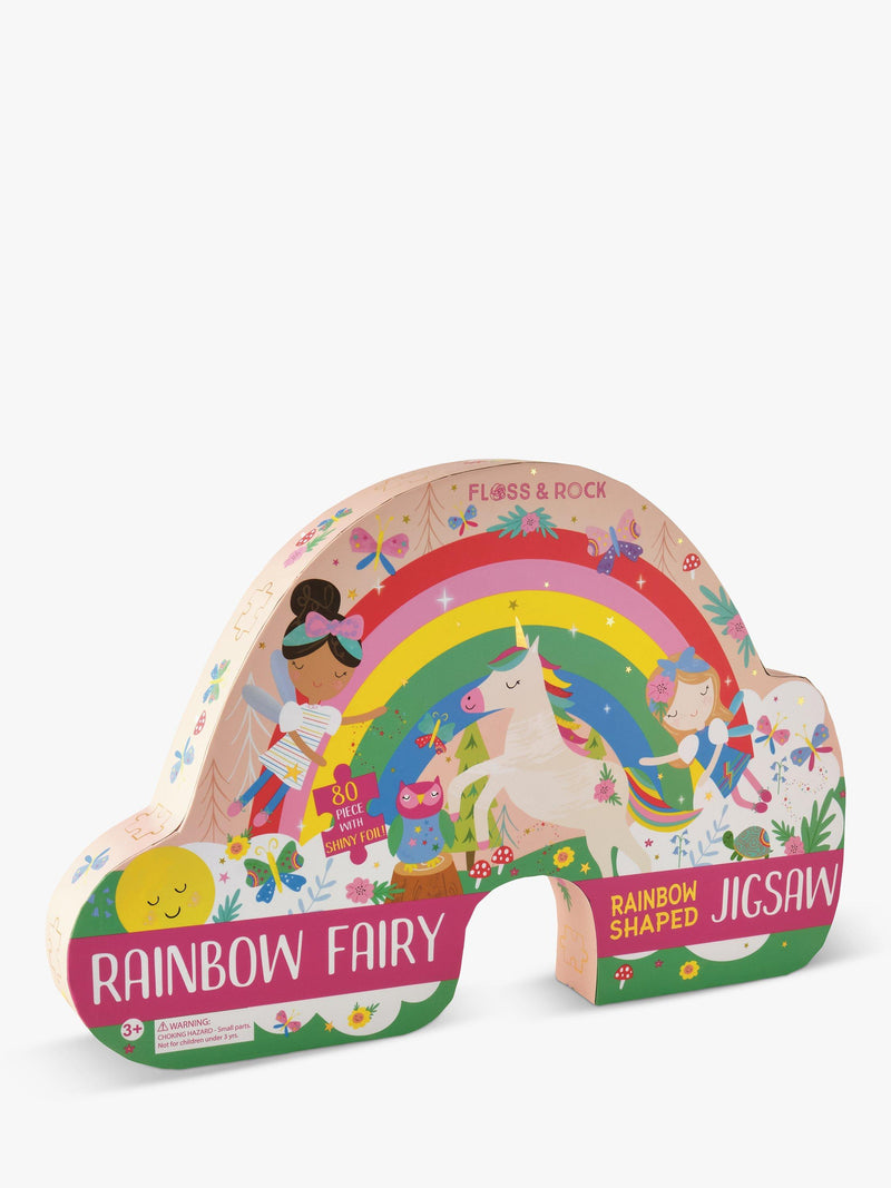 Floss & Rock rainbow jigsaw puzzle 80 pieces - British product