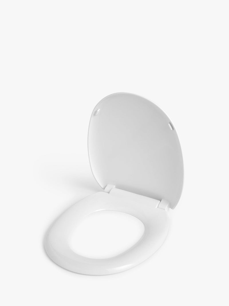 John Lewis white bottom fix toilet seat - British product
