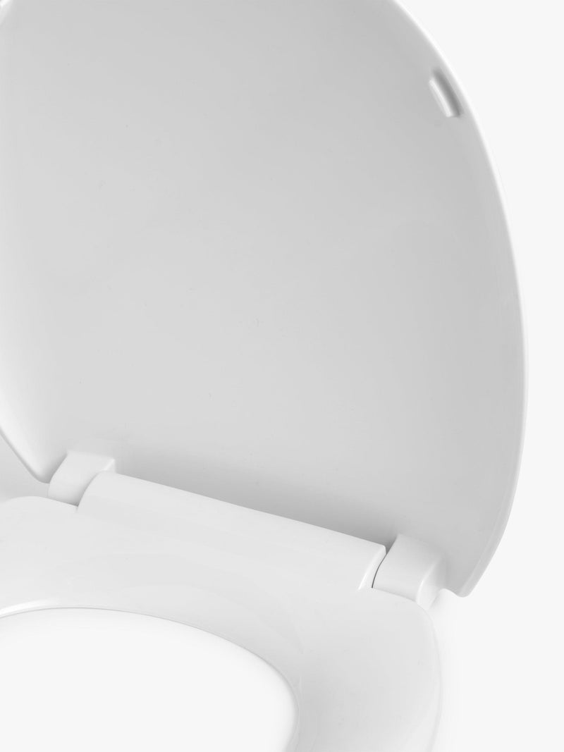 John Lewis white bottom fix toilet seat - British product