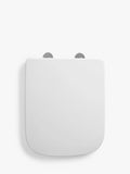 John Lewis Soft Square Easy-Fix toilet seat white, imported from the UK