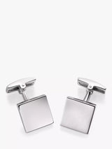 John Lewis Sterling Silver Square Cufflinks- Buy online at McGrocer