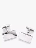 Hoxton London rectangular sterling silver cufflinks, UK version