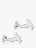 Hoxton London rectangular sterling silver cufflinks, UK version