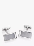 Hoxton London sterling silver cat's eye cufflinks 1x2.1cm (British brand)