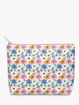 John Lewis Estella Bartlett Simple Floral Print Faux Leather Pouch, Multi- Buy online at McGrocer