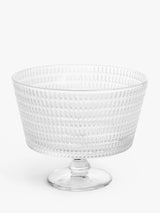 John Lewis John Lewis Ava Footed Glass Trifle Bowl, 20m, Clear- Buy online at McGrocer
