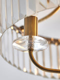 Bay Lighting Augustine ceiling light chrome faceted glass adjustable drop, UK version