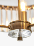 Bay Lighting Augustine ceiling light chrome faceted glass adjustable drop, UK version