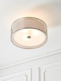 Bay Lighting Josette Deckenleuchte mit kurzem Baldachin, 43cm Durchmesser, UK-Version