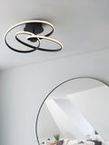 Bay Lighting ceiling light black semi flush 42W LED, UK version