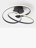 Bay Lighting ceiling light black semi flush 42W LED, UK version