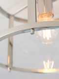 Bay Lighting Foster flush ceiling light chrome 31cm diameter - British product