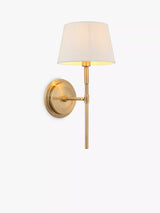 John Lewis Bay Lighting Laurel Wall Light, Gold- Buy online at McGrocer