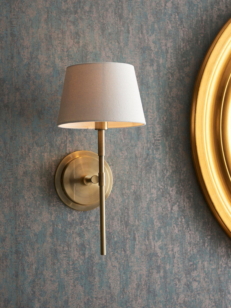 Bay Lighting Laurel wall light gold, imported from the UK