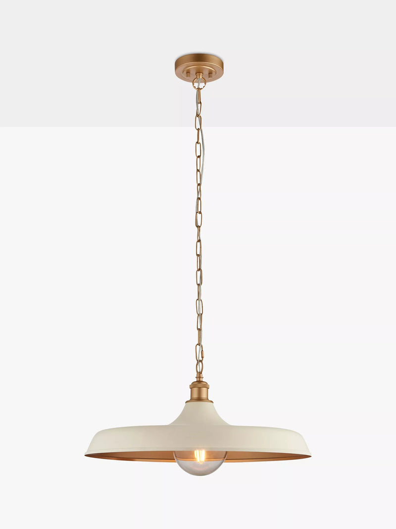 Bay Lighting gold pendant ceiling light adjustable drop, UK version