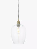 Bay Lighting Brighton pendant ceiling light antique brass, UK version