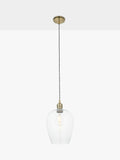 Bay Lighting Brighton pendant ceiling light antique brass, UK version