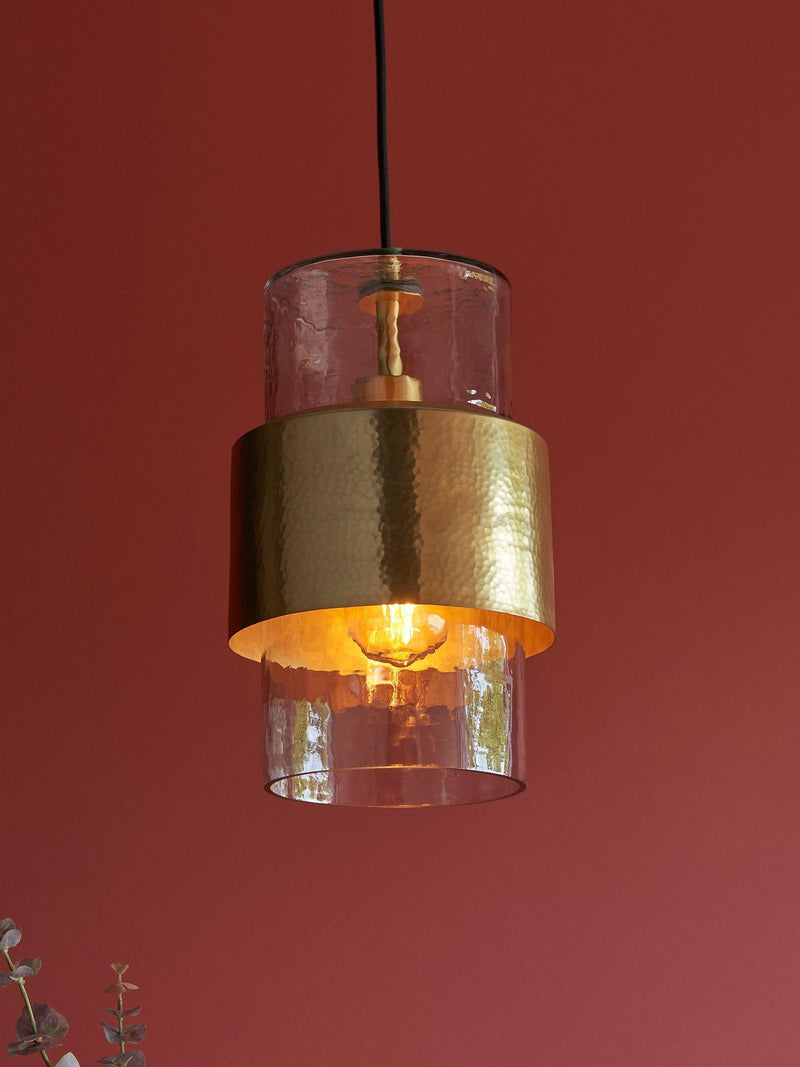 Bay Lighting Dhara gold pendant ceiling light, imported from the UK