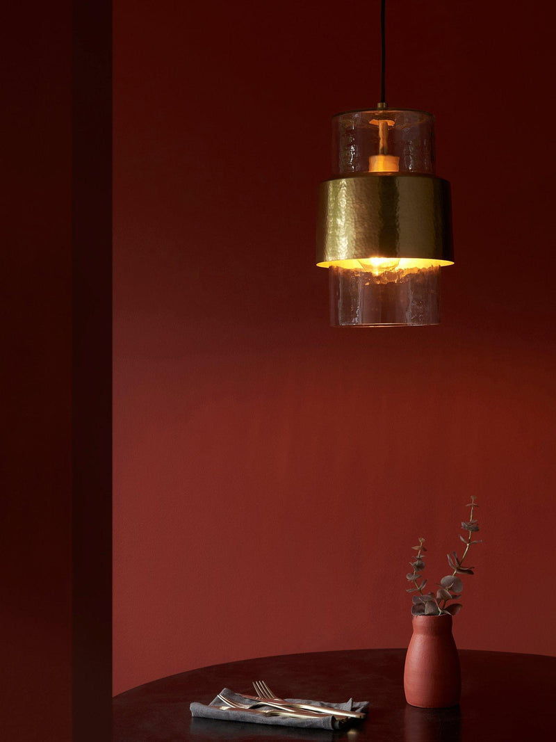 Bay Lighting Dhara gold pendant ceiling light, imported from the UK