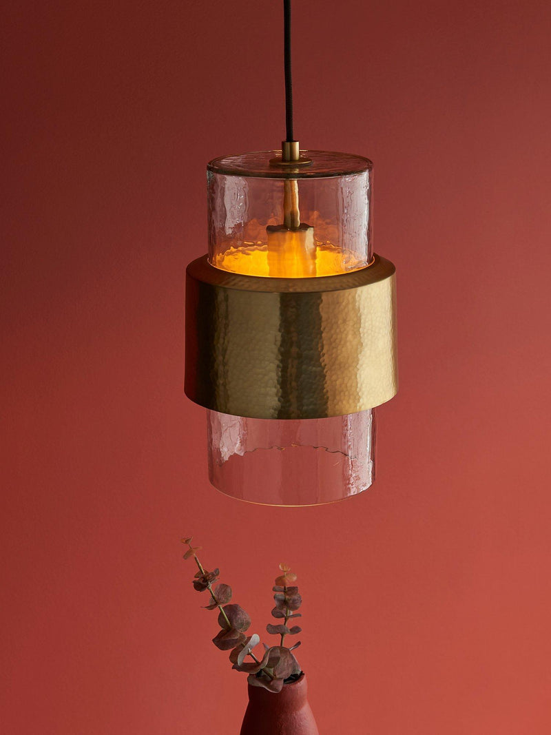 Bay Lighting Dhara gold pendant ceiling light, imported from the UK
