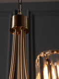 Bay Lighting Lyon 5-arm brass ceiling light - British product