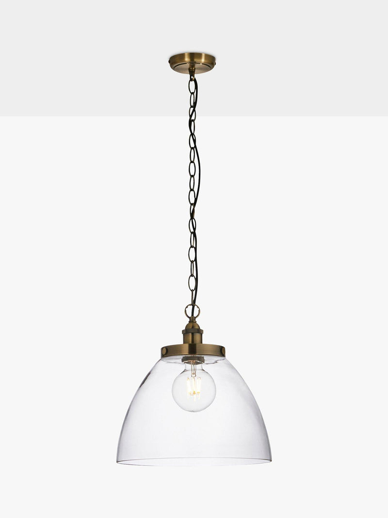 Bay Lighting Carter Grand brass pendant ceiling light, imported from the UK