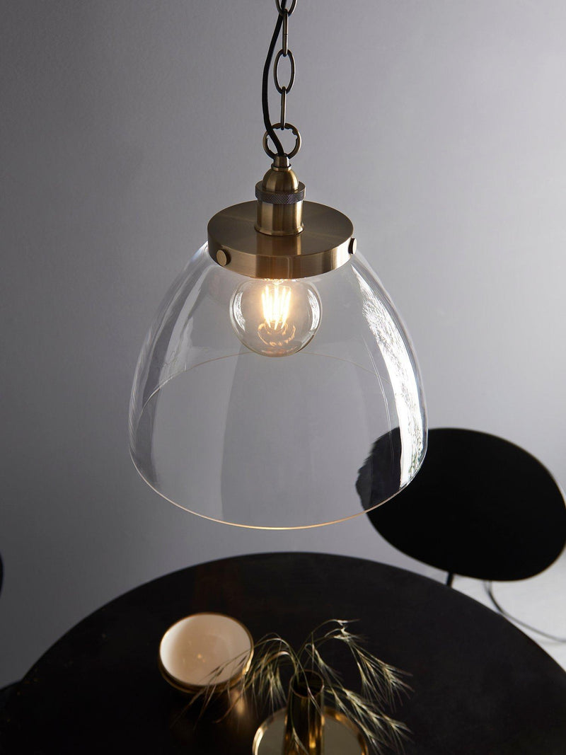 Bay Lighting Carter Grand brass pendant ceiling light, imported from the UK