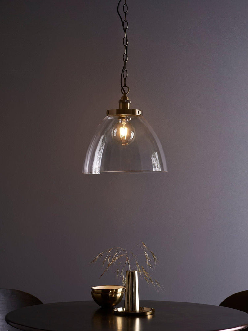 Bay Lighting Carter Grand brass pendant ceiling light, imported from the UK