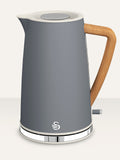 Swan grey Nordic cordless electric kettle 1.7L (British brand)