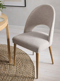 John Lewis Moritz II boucle yarn dining chair, imported from the UK