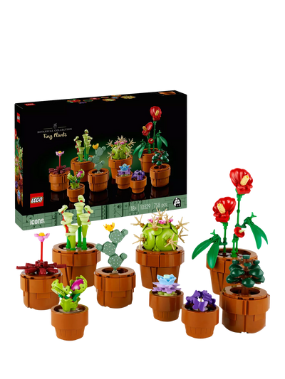 John Lewis LEGO Botanicals Tiny Plants Flowers Building Set for Adults (10329)- Buy online at McGrocer
