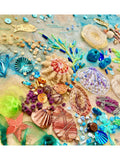 Rowandean Seaside Treasures embroidery kit 47x40cm, imported from the UK