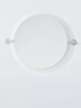 John Lewis John Lewis Elegance Bathroom Mirror Chrome Effect Round Wall Mounted 45x53x5cm- Buy online at McGrocer