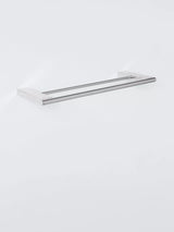 John Lewis John Lewis Opus Double Towel Rail, 45cm, Silver- Buy online at McGrocer