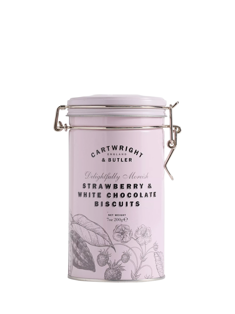 Cartwright & Butler strawberry white chocolate biscuits 200g - British product